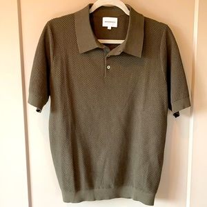 Johan Bubble Knit Sweater Polo